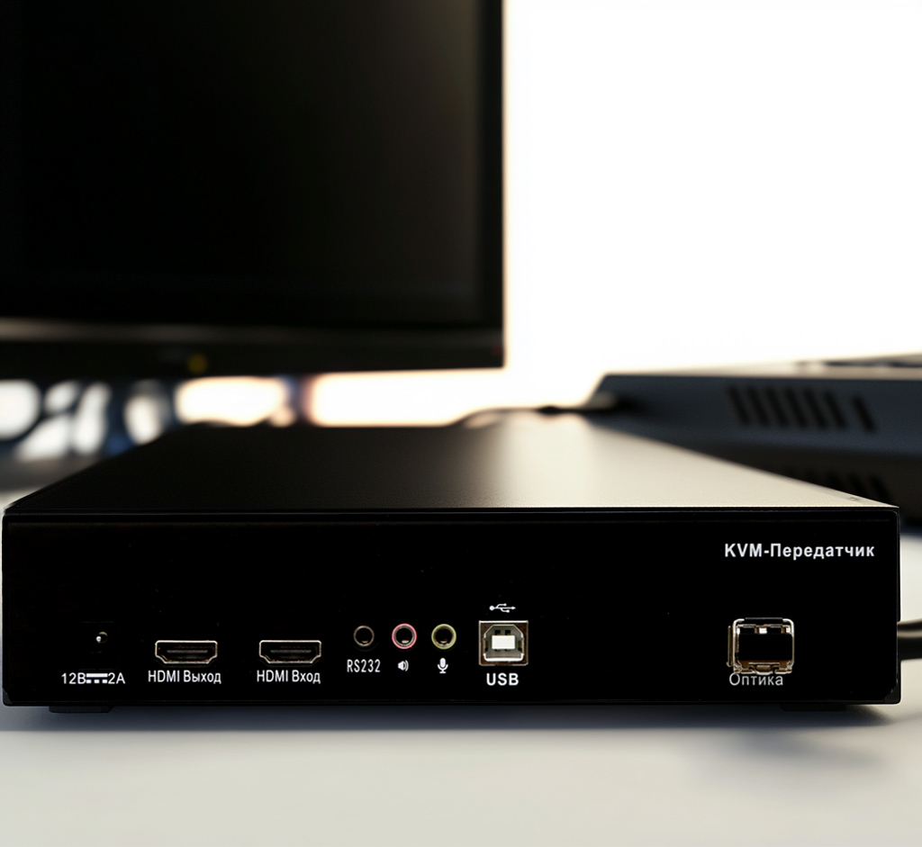Evetron LHF 1U2AR-SK — HDMI KVM-удлинитель 10 км