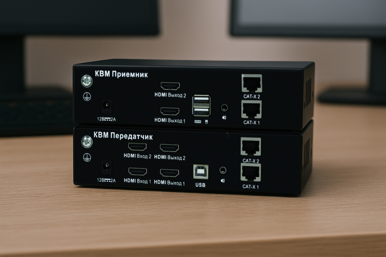Evetron LHC 2UA: удлинение Full HD на 150 м, 2 HDMI