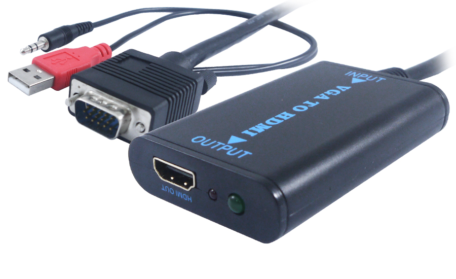 Кабель Evetron EVA-VGAA-HDMI