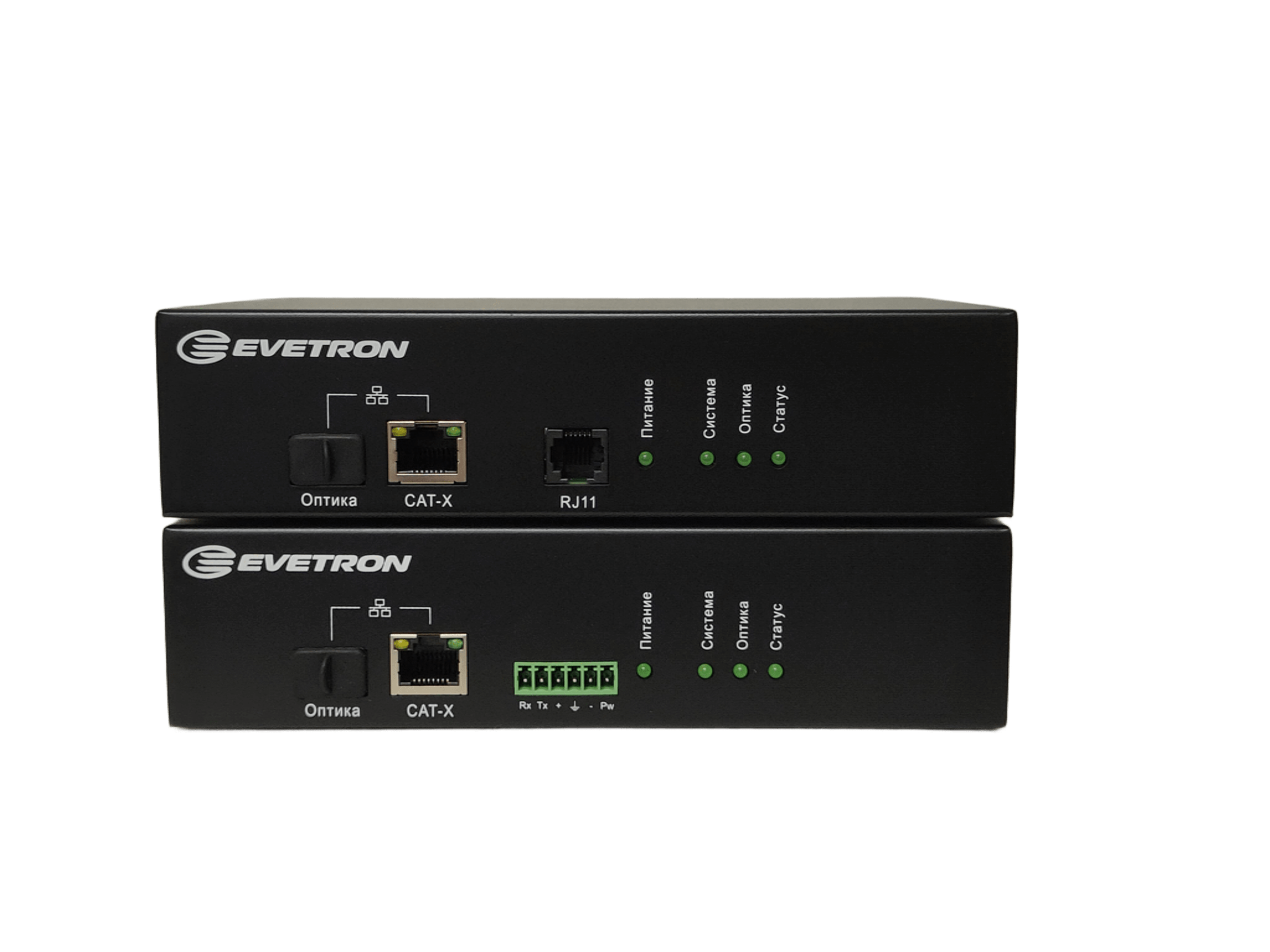 Одномониторный матричный HDMI IP KVM-удлинитель Evetron LHFC 1U2AR-RED-SK-SW