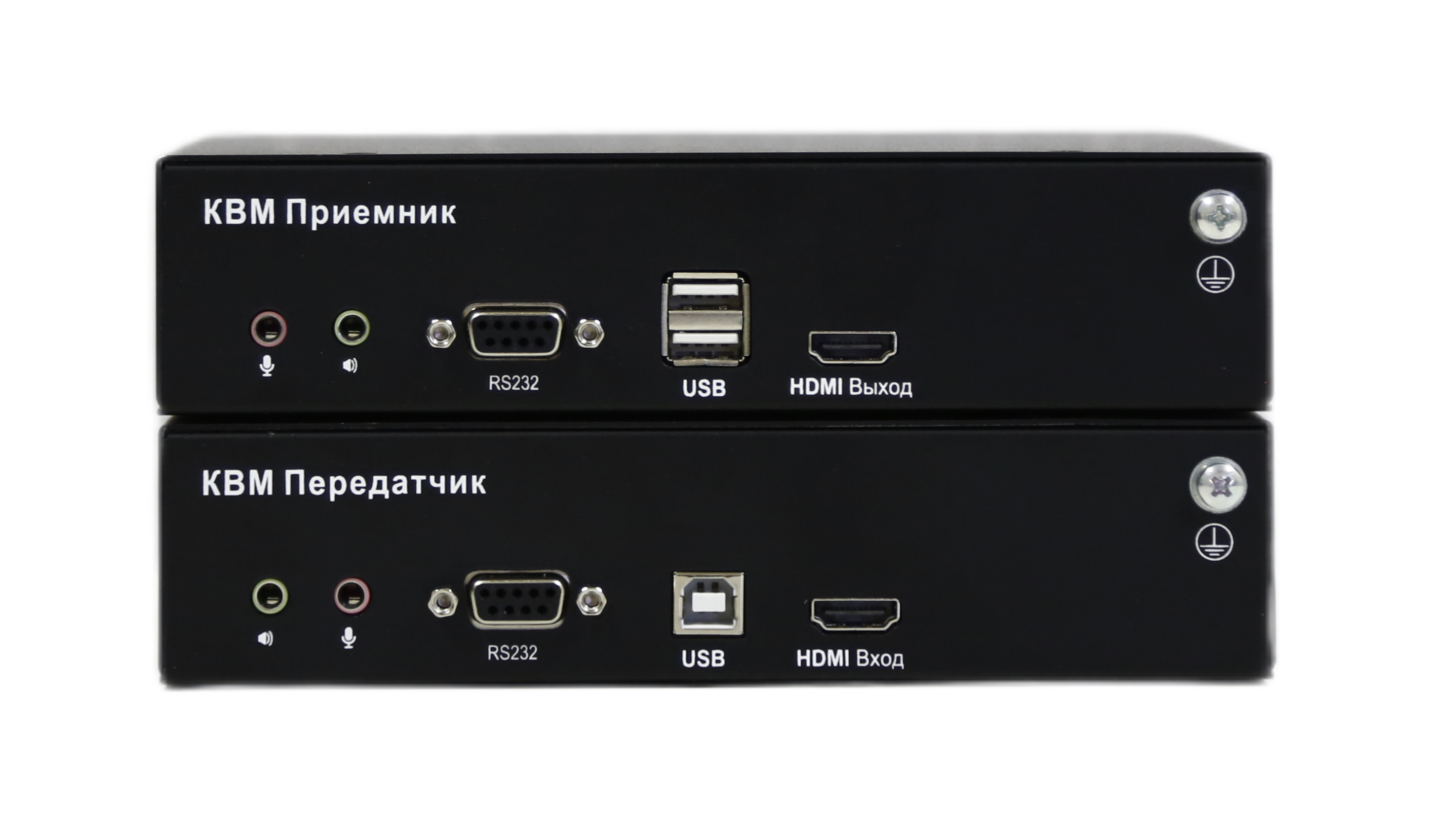 Одномониторный HDMI KVM-удлинитель с резервным питанием Evetron LHFC 1U2AR-RED-SK