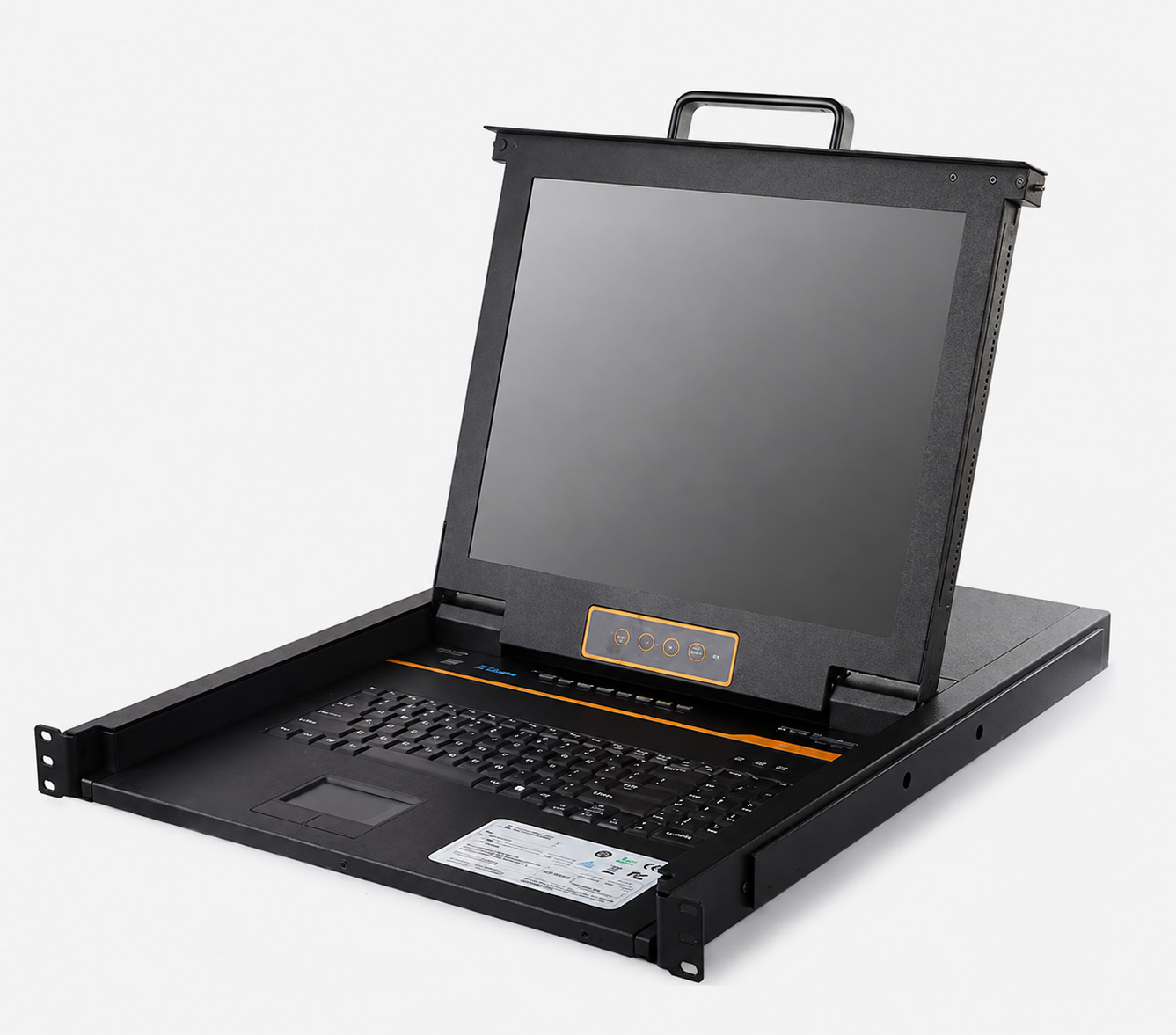 19-дюймовая IP KVM-консоль Evetron RD V1908V-IP для локального и удалённого управления до 8 компьютерами или серверами через VGA и USB.